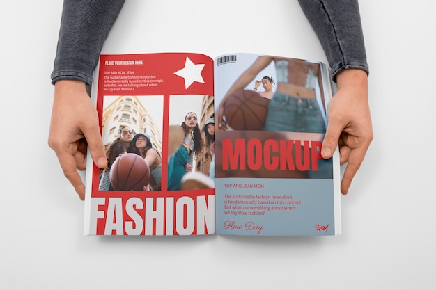 PSD ontwerp van het mock-up van het magazijn