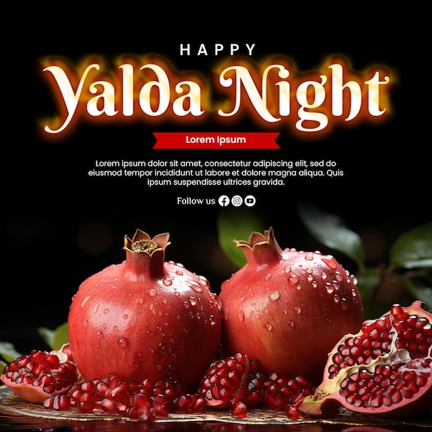 Ontwerp yalda achtergrond