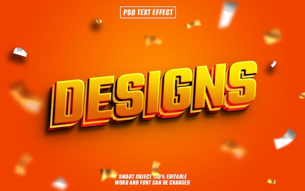 Ontwerpen tekst effect lettertype bewerkbare typografie 3d tekst