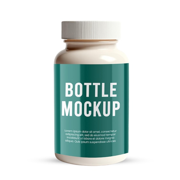 ontwerpmodel fles pillen model fles supplement model fles