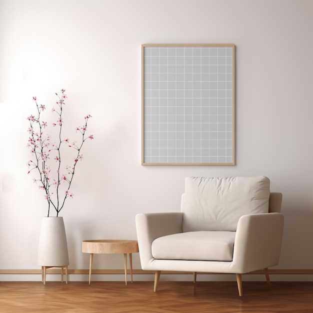 Ontwerpsjabloon voor het ontwerp van het interieurframe