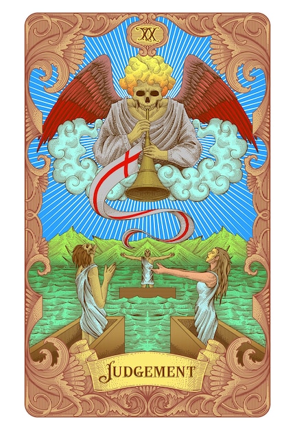 PSD oordeel tarot illustratie