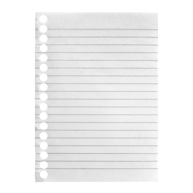 op de witte pagina