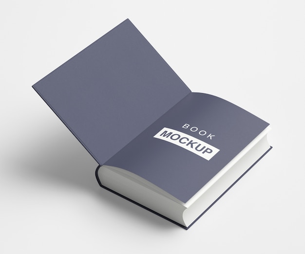 Mockup di libri o riviste aperto