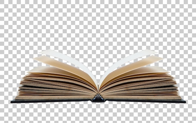 PSD libro aperto sfondo trasparente png