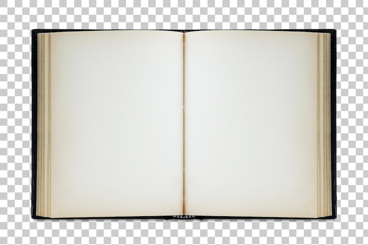 PSD open book transparent background png