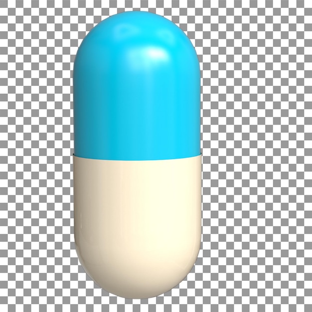 PSD open capsule medicine design element