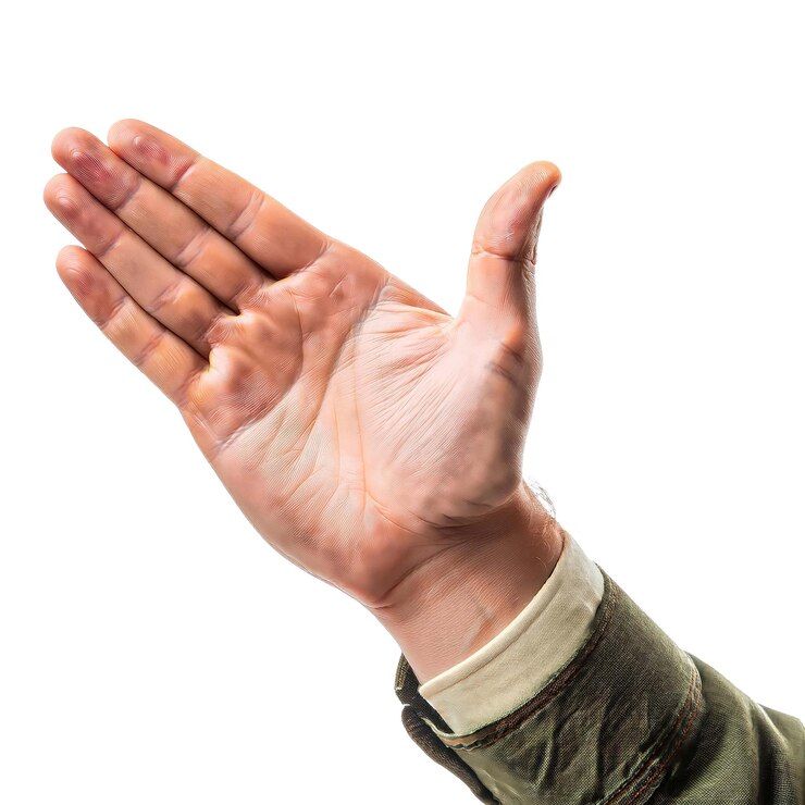 PSD open hand gesture