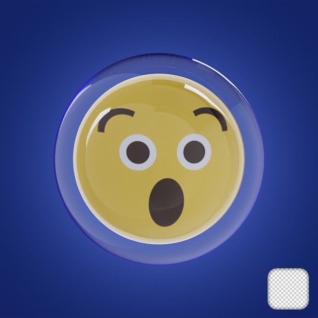Open mond met Bubble 3d illustratie