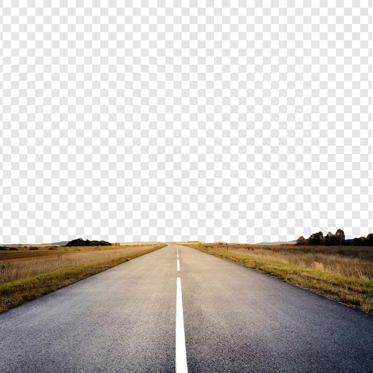 PSD open road perspective
