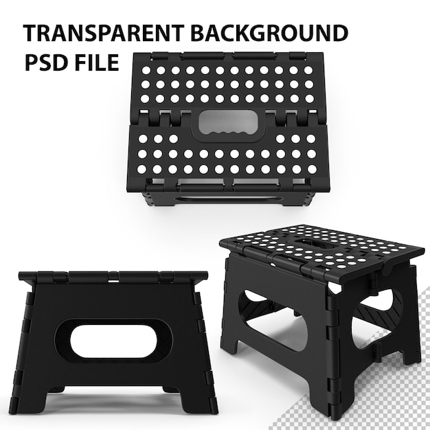 PSD open step stool png