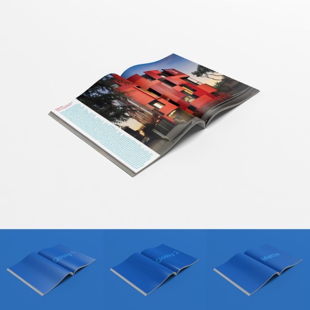 Open tijdschrift template