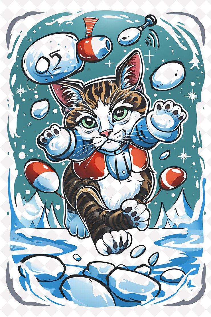 PSD open up the cat world by personalized cat png image designs for decoration and printing