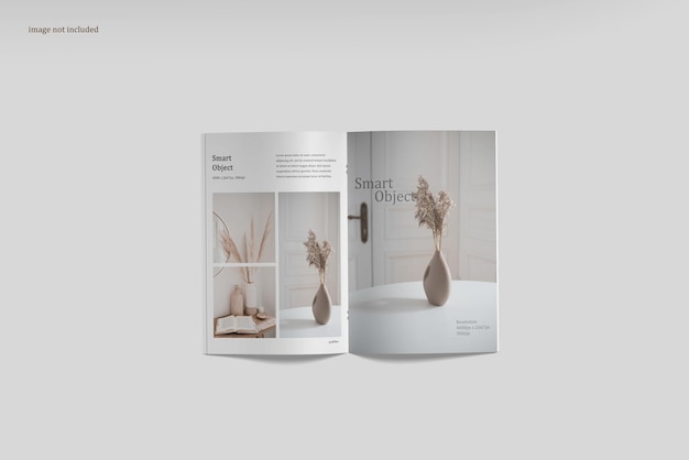 Mockup catalogo a4 aperto