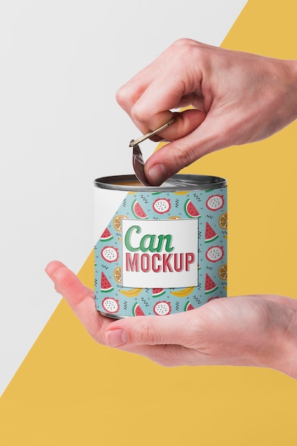 Opening tin can
