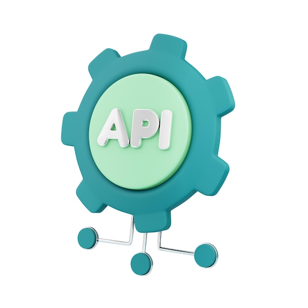 Oprogramowanie Api 3d Icon Saas