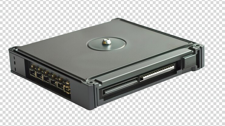 PSD optical drive isolated on transparent background