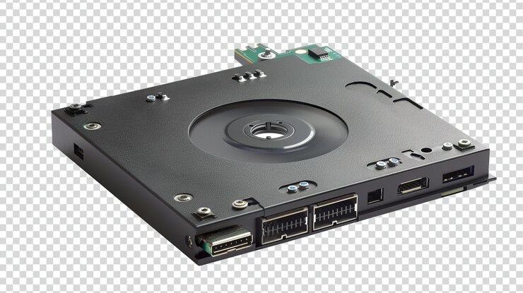 PSD optical drive isolated on transparent background