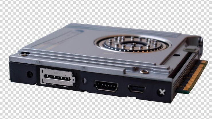 PSD optical drive isolated on transparent background