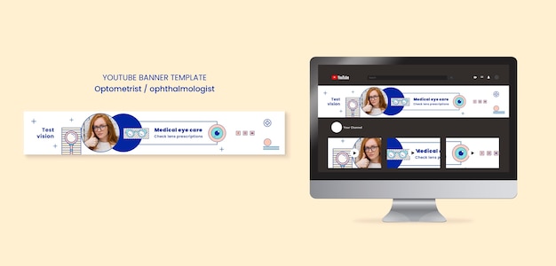 PSD optometrist template design