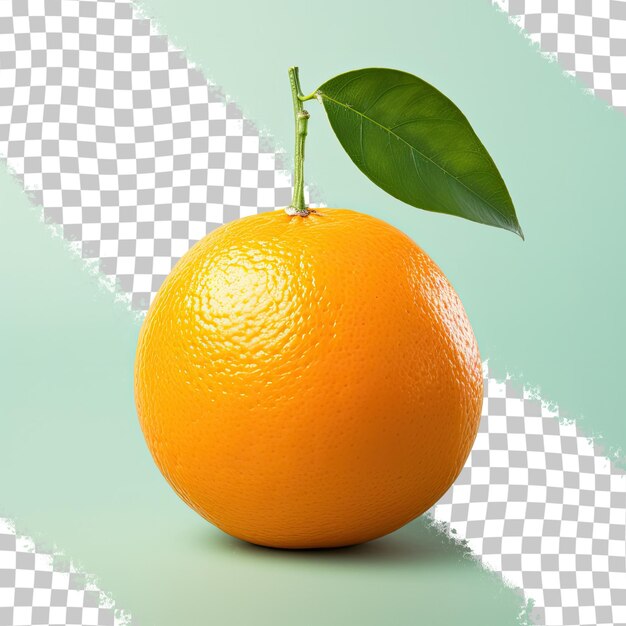 PSD orange against a transparent background