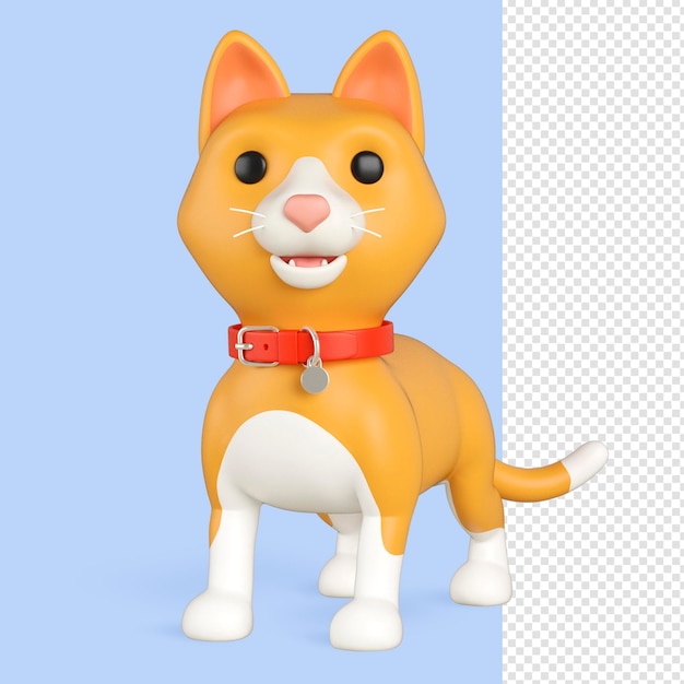 PSD orange cat