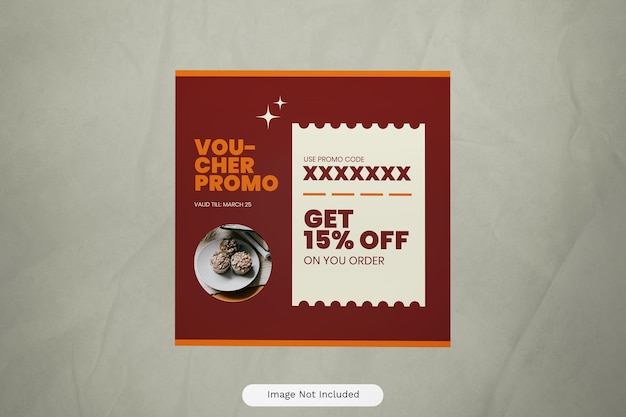 Orange Flat Design Food Promo Instagram Post 14