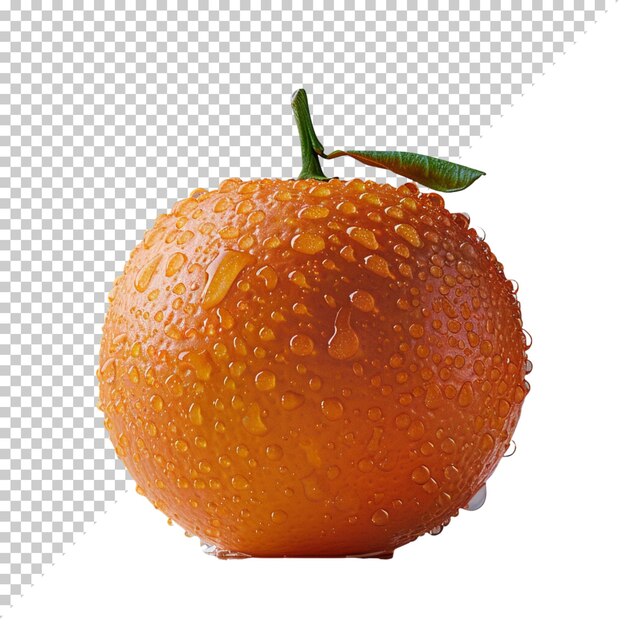 透明な背景に分離されたオレンジの果物
