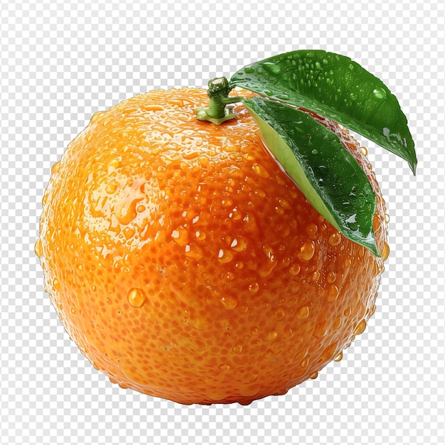 PSD frutta arancione isolata su sfondo trasparente arancione fresco png generativo ai