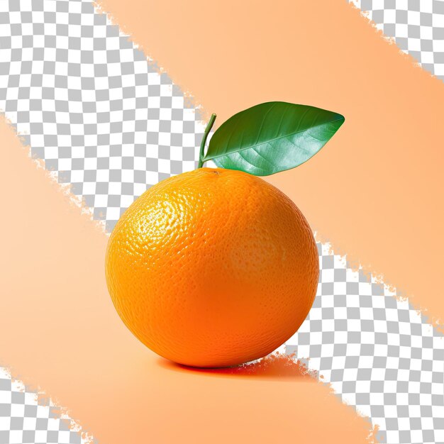 PSD orange fruit on transparent background