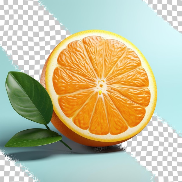 Orange fruit on transparent background