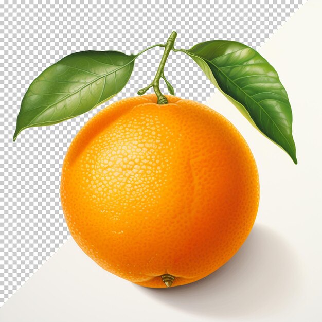 Orange isolated on transparent background