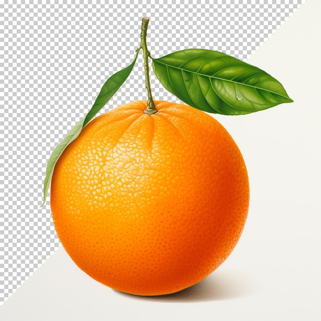 Orange isolated on transparent background