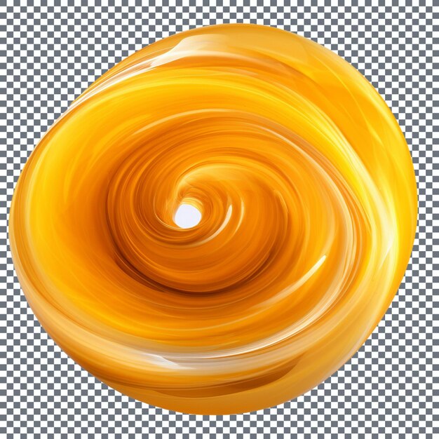 PSD orange paint splash isolated on transparent background 3