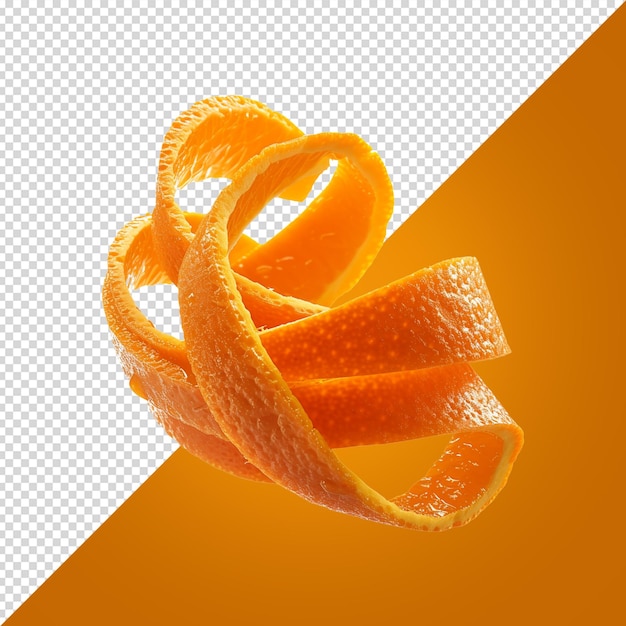 PSD orange peel isolated