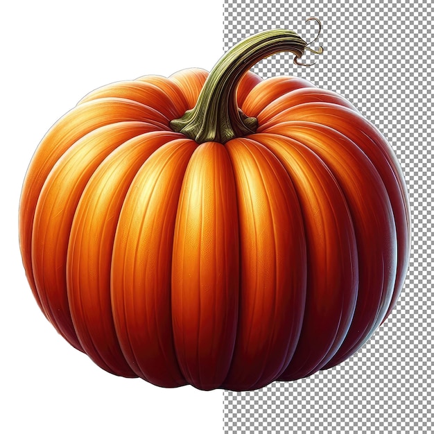PSD orange pumpkin isolationpng