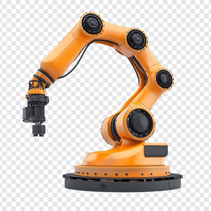PSD orange robotic arm industrial automation technology