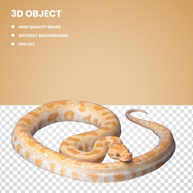 PSD orange snake