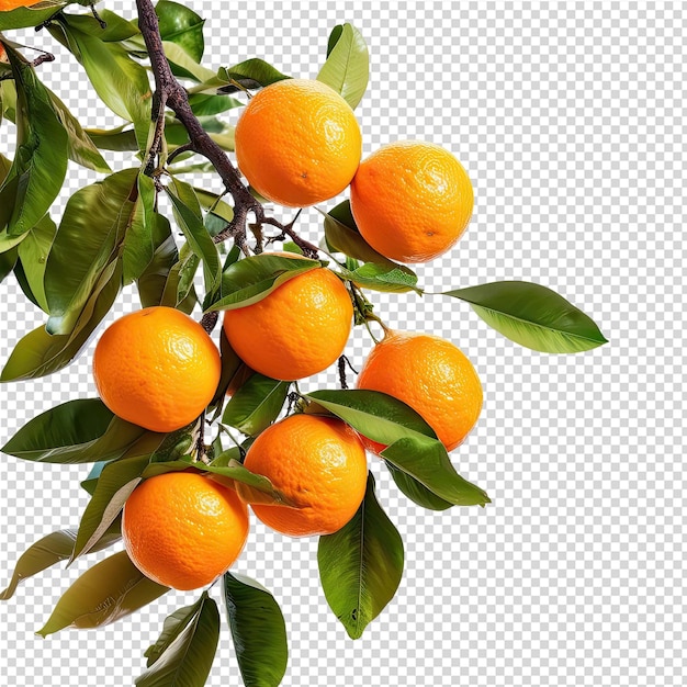 PSD an orange tree with a bunch of oranges on it