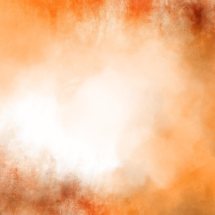 PSD oranje aquarelachtergrond voor post op sociale media