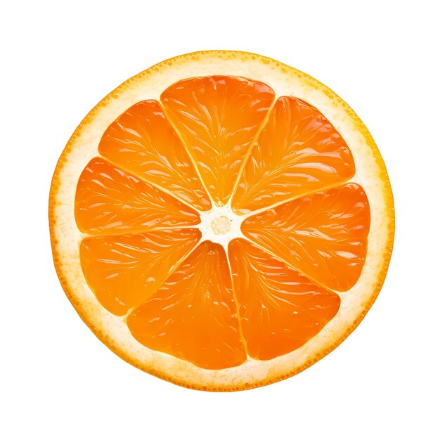 PSD oranje fruit geïsoleerd op witte achtergrond hoge resolutie