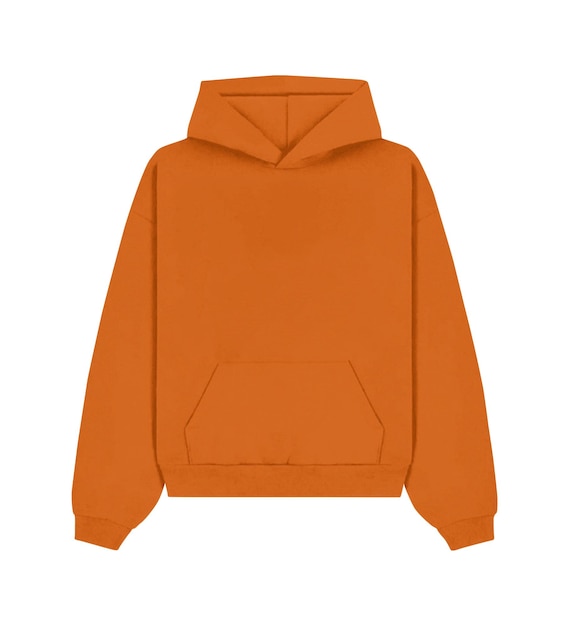 Oranje hoedij mock-up