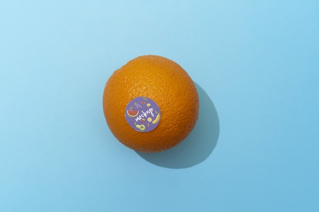 PSD oranje met stickermodel