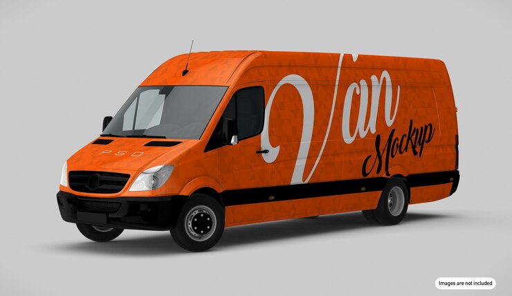 oranje Van mockup