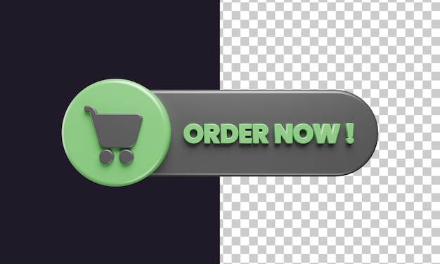 PSD order now button 3d