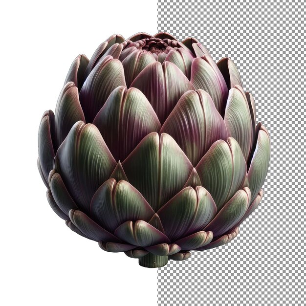 PSD artichoke biologico su whitepng