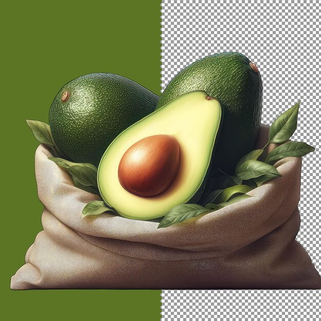 PSD organic_avocado_bountypng