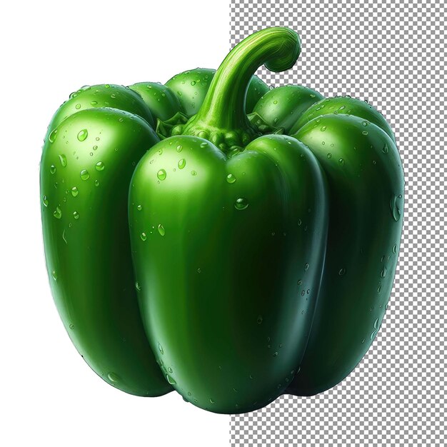 PSD organic bell peppers on whitepng