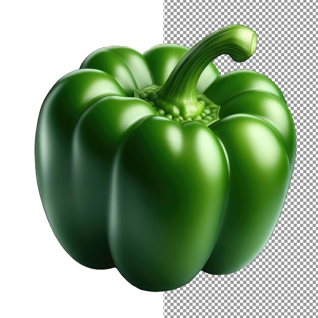 PSD organic bell peppers on whitepng