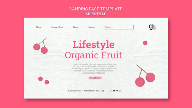 organic food web template